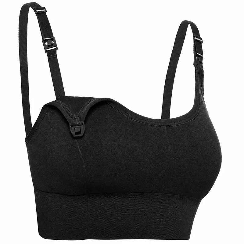 10 Colors S-2XL Women's Maternity Lactation Breast Feeding Nursing Bra Seamless Wire Free Push Up Anti Sag One Piece Comfortable Ladies Underwear Accessories
