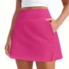 8 Colors S-2XL  Women's Custom Logo Summer Soft Natural High Waist One Piece Tennis Golf Club Skirts Breathable Design Fitness Women Skirts Sports Apparel Accessories Clothing Supplies