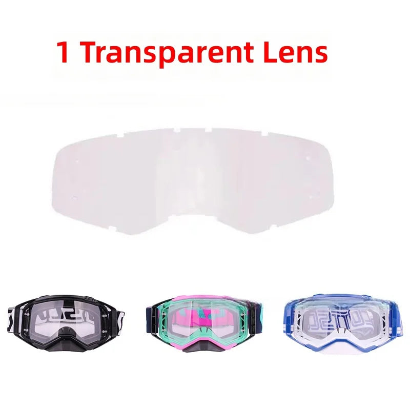 NEW American Motocross Motorcycle Top Quality Professional Goggles Halley Riding Eyewear Windproof Sports Glasses with Display Box Set