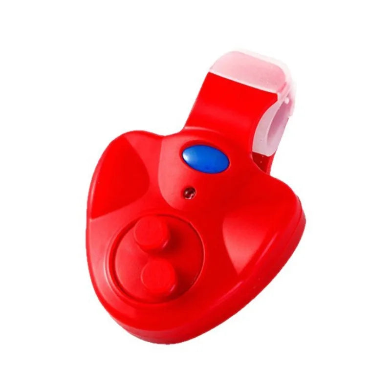 5 Colors Electronic Fish Bite Indicator  Light Sea Fishing Alert Bell Alarm with Buffer Feature Don't Miss A Catch Clip On Rod Fish Buzzer Fishing Accessories