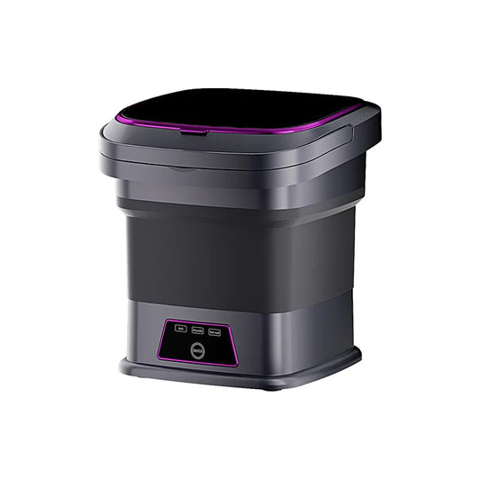 Home &  Outdoor Travel Holidays Camping  13L Fully Automatic Electric Foldable Plastic Mini Washing Machine Portable Household Appliances Clothes Cleaning Accessories