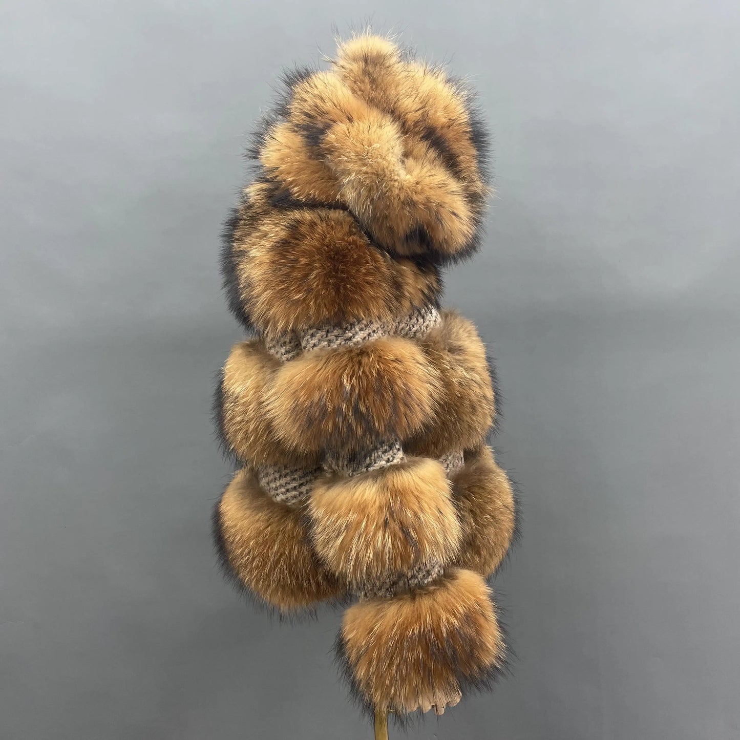 S-2XL Plus Size New Style Winter Brown Hooded Short 100% Real Raccoon Fur Coat Crop Natural Fur Coats Snow Boots Outerwear Jackets Women Luxury Apparel Supplies