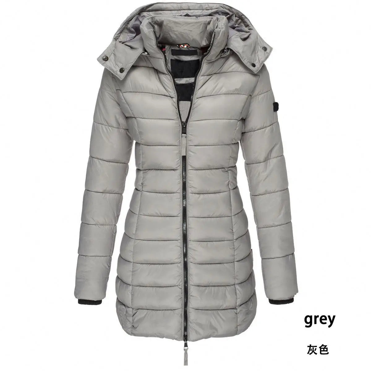 Hot Sales 8 Colors S-3XL Plus Size  High Quality Winter New Women Cotton Padded Women Long Slim Body Warm Down Cotton Padded Coat Parka Jackets Women Outerwear Winter Apparel Supplies
