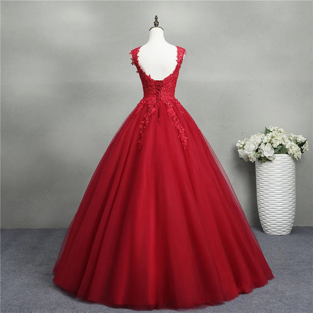 New Women's Red Wedding Dress S-2XL New Bride Wedding Princess Dream Bud V-Neck Tutu Dress Wedding Dress Women Luxury Apparel Supplies