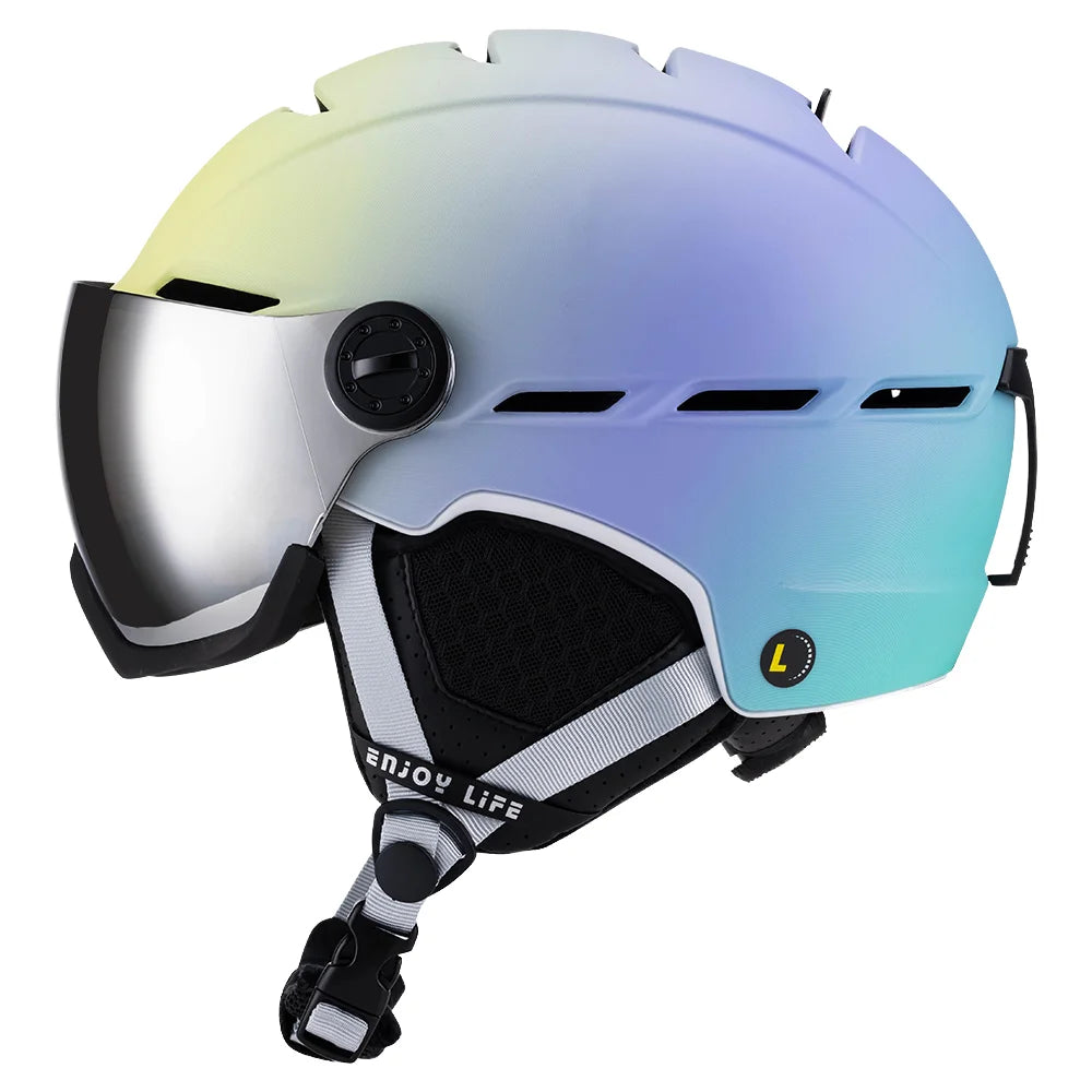 Women Men Professional Ski Helmet for Adults Youth Child Winter Sport Skiing Snowboarding Helmet with Adjustable Air Vents