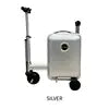 Black/Silver/Pink Color Electric USB Luggage Electronic Scooter Suitcase 20in Ride on Cabin Bag 100% Logo Embroidery Color Vacations Travel Airport Runway Spinner Caster Electric Scooter Suitcase