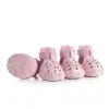 NEW Arrivals 8 Colors Hot Summer Pavement Dog Rain Shoes with Holes Anti Slip Paw Protectors Waterproof Noctilucent Dog Boots Night Walking Anti-Lost Shoes Pets Apparel Accessories
