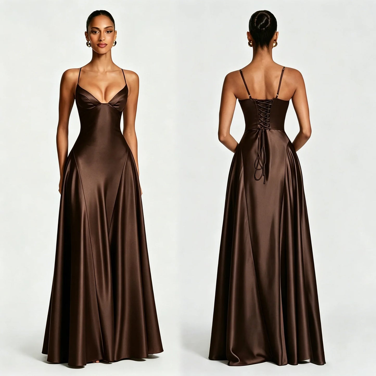 15 Colors Elegant Sling Women Spring Summer Dress Solid Sleeveless Off-Shoulder Slim Maxi Dresses  Lady Chic Evening Party Night Clubwear Prom Gown Ladies Luxury Clothing Supplies