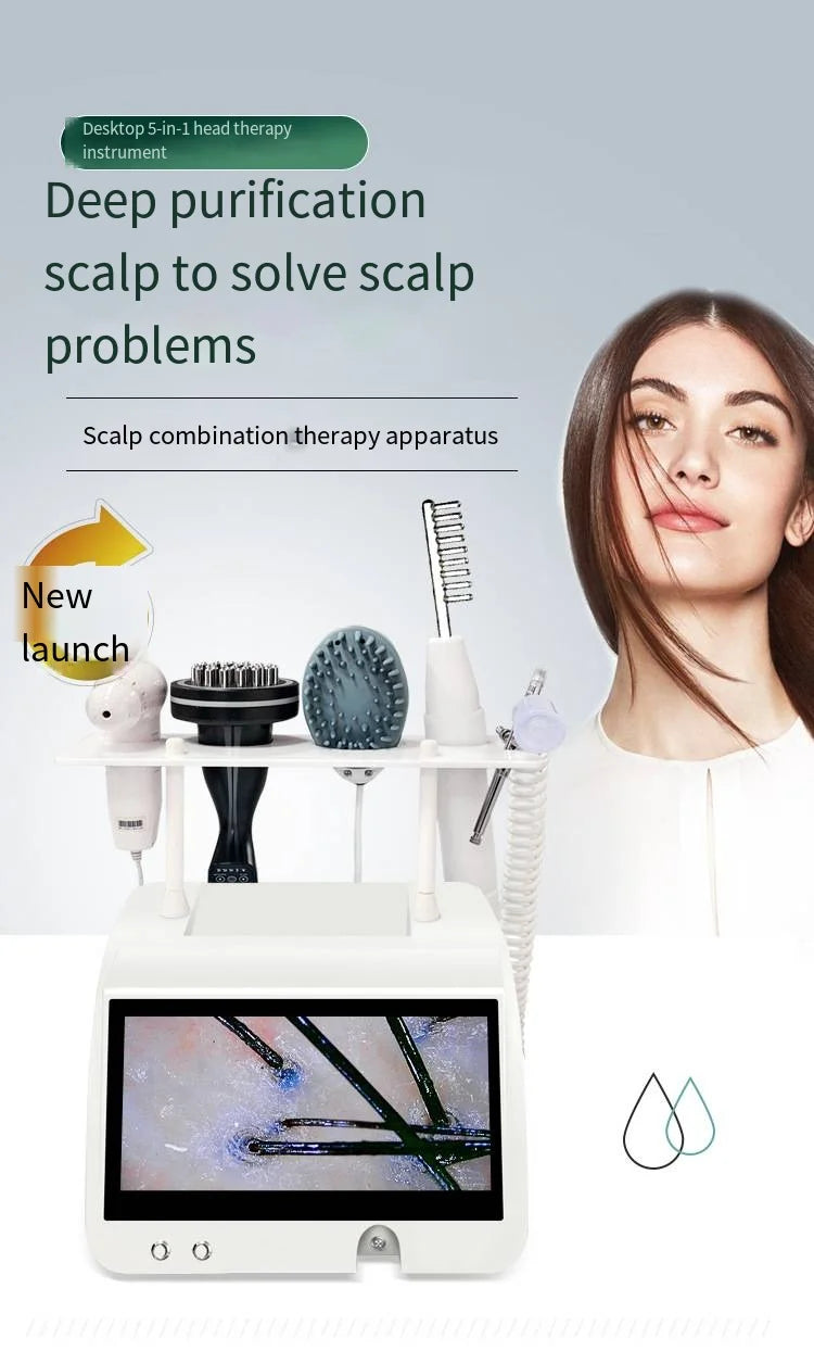 HOT SALE Professional Hair Scalp Treatment Machine for Salon Hair Loss Prevention Generator Hair Repairing CE Certified 30W FF CK-501 Women Men Hair Care Supplies
