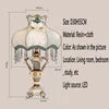 Blue/White Color Home Villa Hotel Luxury Crystal Lampshade European Table Lamp Luxurious Living Room Bedroom Study Villa Hotels LED Retro Creativity Bedside Desk Light