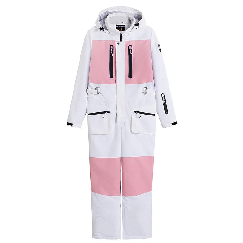 NEW Arrivals 8 Colors  Winter Outdoor Windproof Waterproof Warm Snowboard Double-Board Women Men's One-piece Ski Suit Ski Jacket Ski Pants Jumpsuit Snowmobile Ski Center Suit Winter Sports Apparel Clothing Supplies