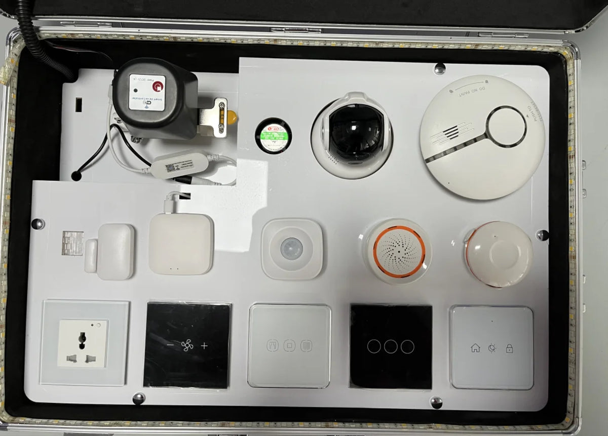 HOT SALE Home Villa TUYA APP Smart Home Solution Customizable Brand Business Intelligent Demo Case Android Operation Wi-Fi Zigbee Bar