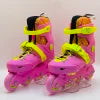 Genuine A3  Armor Warrior Children's Roller Skating Set Inline Skates Single Row Wheels Microfiber Shell Adjustable