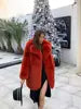 BEST PRICE 5 Colors M-2XL Real Natural Whole Fox Mink Fur New Hot Selling Top Quality Notched Lapel Midi Women Evening Business Parties Music Concerts Celebrities Red Carpet Clothes Ladies Luxury Apparel Supplies