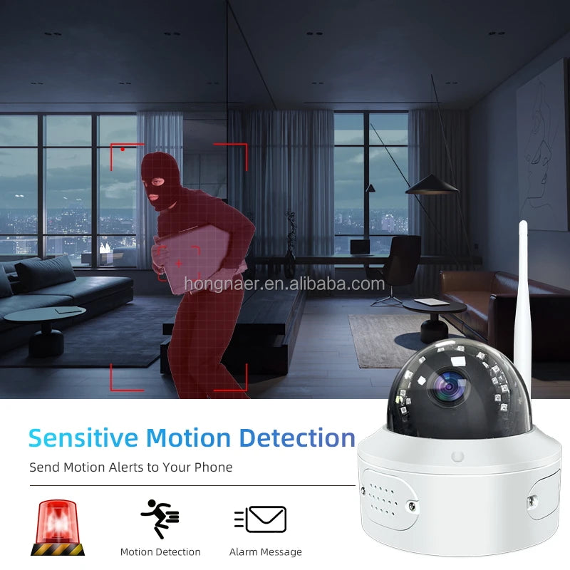 NEW Set Home Villa Professional Top Quality 3MP Outdoor 8 Channel CCTV Home Security Siren Night Vision Face Detection NVR Dome Camera Set Kit System Wi-Fi Wireless IP CCTV Camera Surveillance Systems
