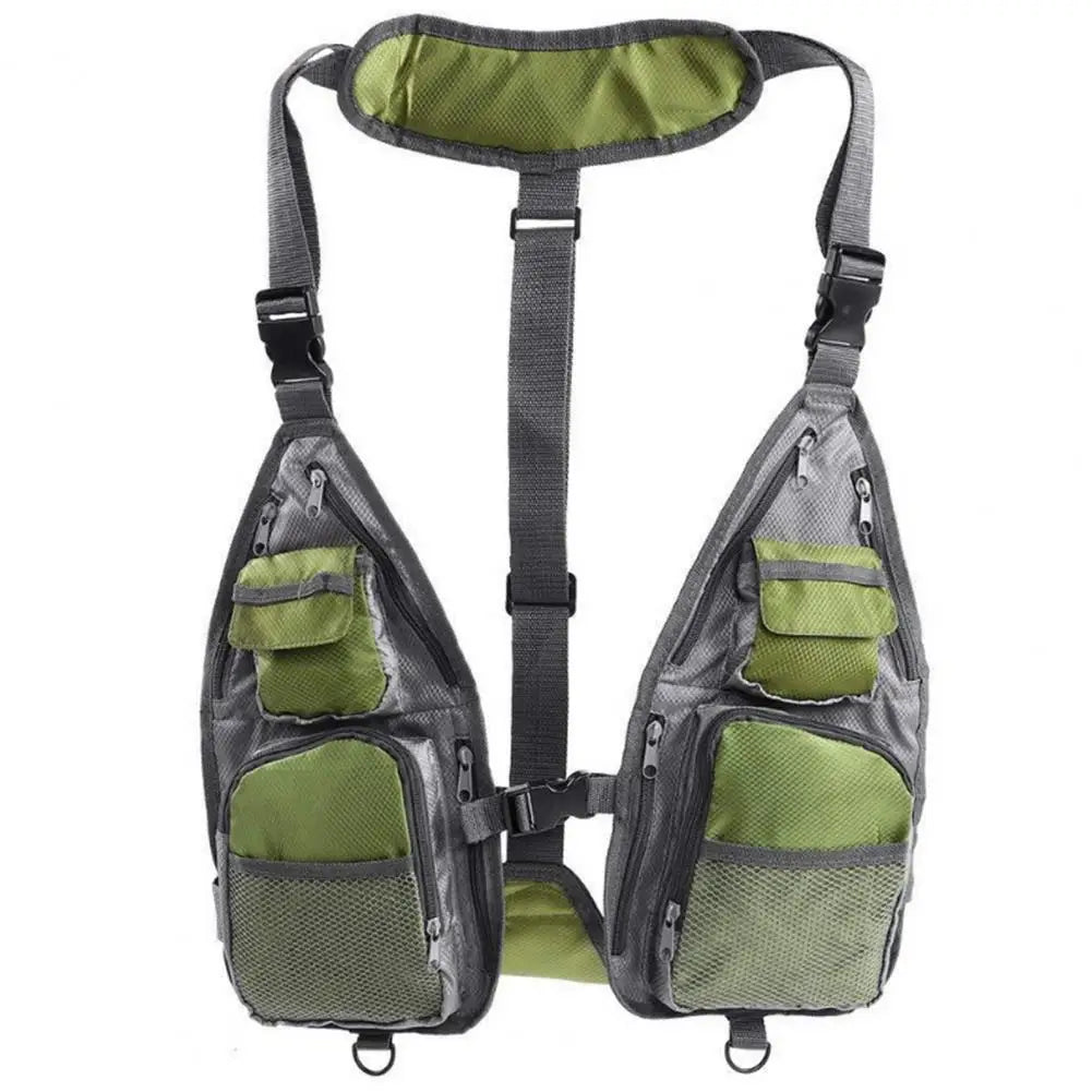 Fishing Mesh Vest Lightweight Fishing Vest with Pockets Open Sides  High Quality Soft Breathable Multipurpose Trolling Vest Fishing Apparel Accessories