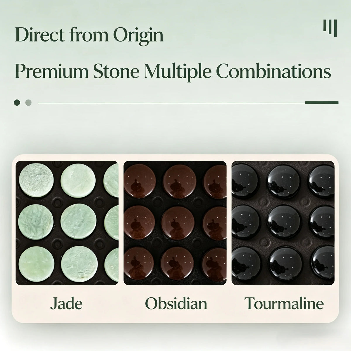 Natural Jade Tourmaline Stone Heating Cervical Pillow Memory Foam Neck Support Pillow for Home Sleeping Relax Therapy Pain Relief Treatment Health Care Accessories Massage Supplies