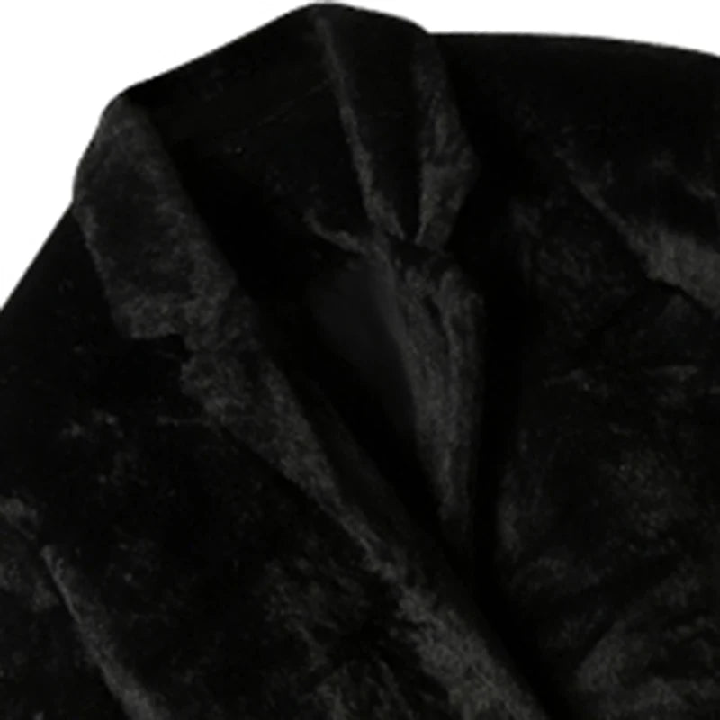 NEW Arrival Korean Fashion  Winter Oversized Long Black Soft Faux Fur Trench Coat for Women Long Sleeve Sashes Casual Stylish Ladies Winter Fashion Apparel Supplies