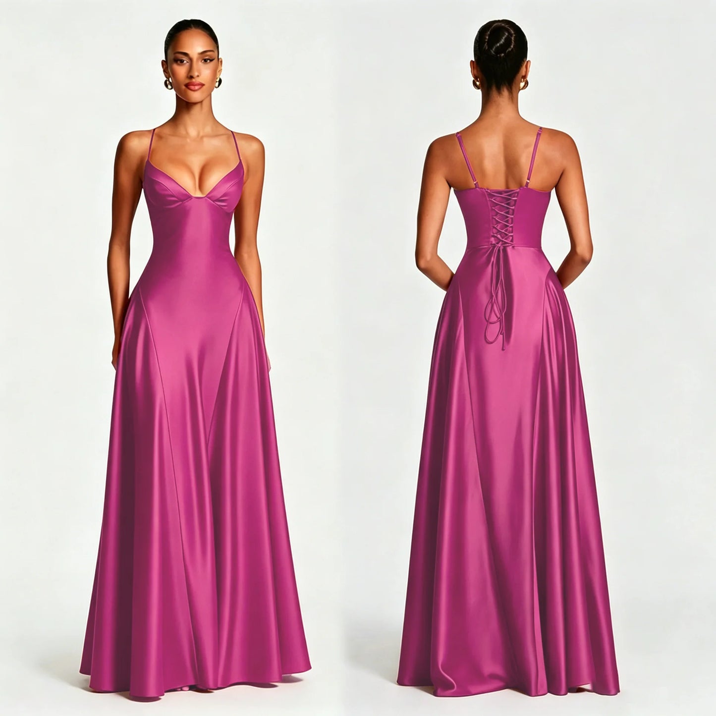 15 Colors Elegant Sling Women Spring Summer Dress Solid Sleeveless Off-Shoulder Slim Maxi Dresses  Lady Chic Evening Party Night Clubwear Prom Gown Ladies Luxury Clothing Supplies