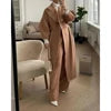 8 Colors S-2XL New Retro Court Style Lantern Sleeve Women's Large Lapel Tweed Jacket Long Coat New Fashion for Wedding Guest Evening Party Business Dinner Prom Luxury Woolen Cotton Maxi Coats Ladies Luxury Apparel Supplies