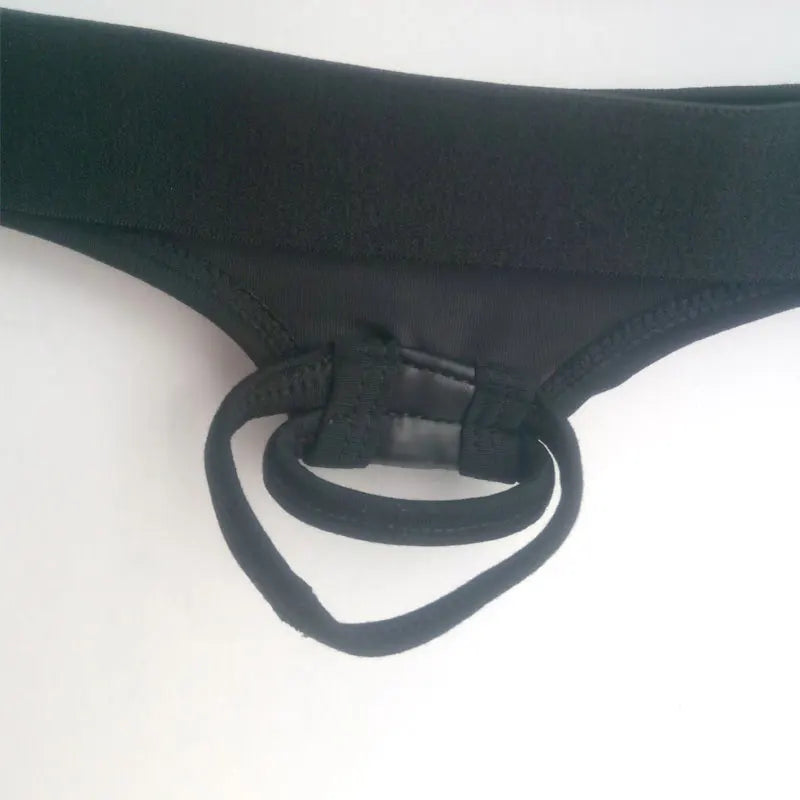 Sexy PU Gay Underwear Jockstrap Thong Men Cock Ring Open Crotch G Strings Tangas Hombre Sexy Cockring Enlargement Penis Ring M11