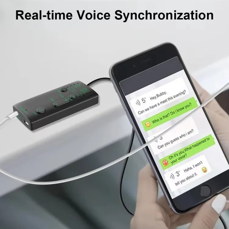Voice Changer New Model M1 Portable Mini Voice Changing Modulator Wireless Voice Changer Game Live Broadcast Mobile Computer Laptop Sound Effects Card Electronic Accessories