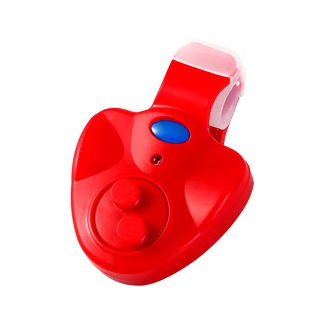 5 Colors Electronic Fish Bite Indicator  Light Sea Fishing Alert Bell Alarm with Buffer Feature Don't Miss A Catch Clip On Rod Fish Buzzer Fishing Accessories