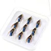 40 PCS Set Artificial Soft Bait Fishing Fly Kit for Lake with Jigs and Hooks Flies Lures Fishing Accessories Tools Set