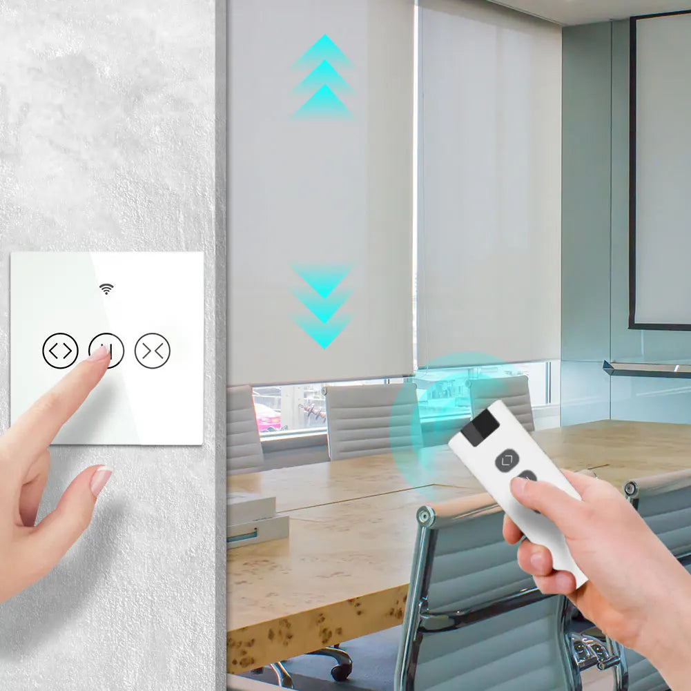 NEW Arrivals Home Villa Office Wireless Remote Control Curtain Drapes Switch 10A 250V Based on Wi-Fi Network for Smart Life Mobile APP Control