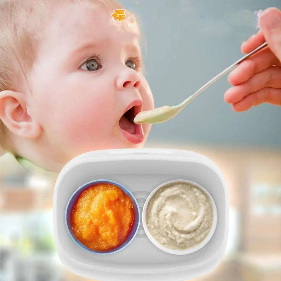 2-in-1 Electric Milk Sterilizer & Baby Bottle Warmer Automatic Intelligent Thermostat & LED Disinfection Sterilizer Smart Home Babies Hygiene Accessories Baby Health Care Supplies