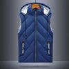 NEW Arrivals Women Men Autumn Spring Top Quality  High Elastic Fabric Hooded Sleeveless Jacket Puffer Vest Windbreaker Tops Outerwear Vest Casual Streetwear Apparel Accessories