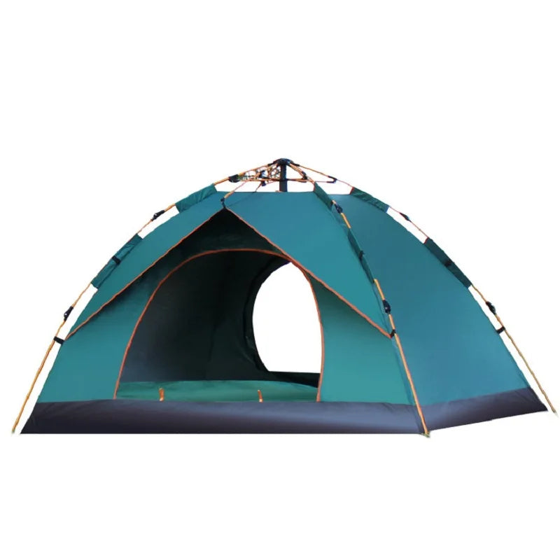 Camping Automatic Tents Family Outdoor Tourist Tent 4 Seasons Waterproof 3-4 People Travel Sun Beach Protection Tent New
