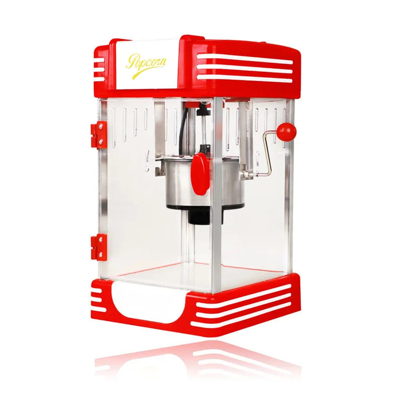 New Popcorn Electric Machine Commercial Automatic Large-Capacity Electric Pop Corn Machine Home Mini Popcorn Machine Makers
