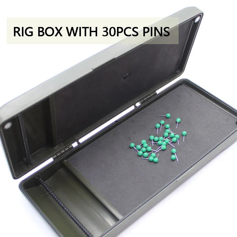 NEW Arrivals Carp Fishing Tackle Box Rig Safe Combi Soft Hook Length Hair Ronnie Zig Rig Storage System Magnetic Fishing Swivel Lines Aligner Tackle Box Lake River Fishing Accessories