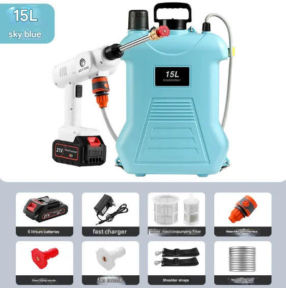 NEW Set Home Indoor Farm Outdoor Bed Bugs Garden Plants Pests Insects Killer Disinfectant  Professional Machine 15L Electric Sprayer Pesticide Sprayer High-Pressure Sprayer Gun Agricultural Sprayer