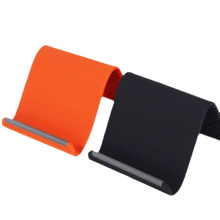 Tablets Laptop and Phone Holder Silicone Universal Model Desktop Tablet Laptop Stand Creative Flexible Folding Transformable Lazy Bracket Travel Electronic Accessories