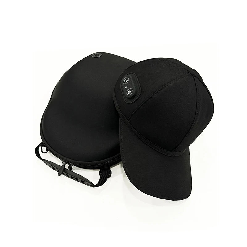 EMF-Free Red Light Therapy Hat 660nm 850nm 136 LEDs Rechargeable Hair Growth Cap Timing Dimming Pulse Led Light Anti-Loss Therapy Hat Scalp Treatment Women Men Hair Care Supplies