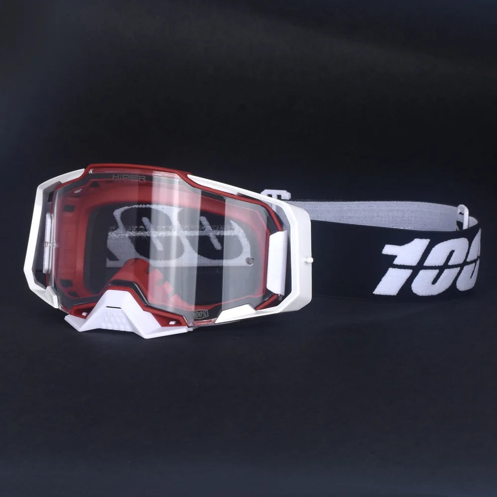 28 Colors New Upgrade Version Motocross Motorcycle Goggles Off-Road Quick Release Helmet Eyewear Can be Equipped with Myopia Glasses  Riding Skiing Glasses