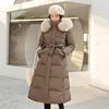 4 Colors M-2XL Women New Style Fashionable Temperament Hooded Windbreaker Versatile Casual Loose Long Women's Windproof Jacket Snow Outerwear Coats Ladies Winter Apparel Supplies