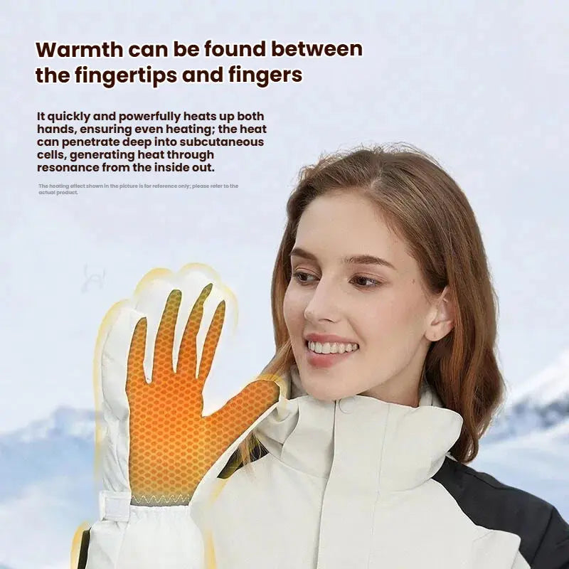 NEW USB Rechargeable Heated Gloves Electric Heating Gloves Motorcycle Snowboard Gloves Hand Warm Touch Screen Sport Ski  Gloves Outdoor Sports Apparel Accessories