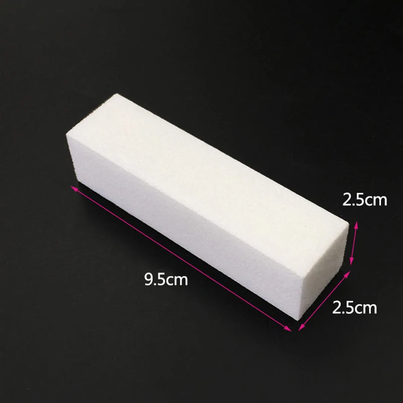 NEW Arrivals 10Pcs White Buffing Sanding Files Block Pedicure Manicure Polisher Nail Art Buffer Polishing Tools Manicure Pedicure Accessories Cosmetic Supplies
