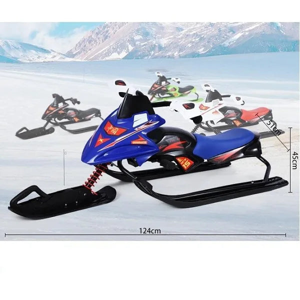 Adults Children Teenage Snowboard Sled Car Riding Adult Ski Cart Ski Motorcycle Skiing Boards Ski Equipment Outdoor Sports Skiing New