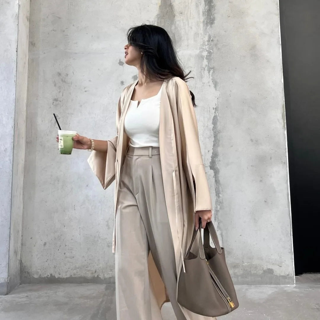 10 Colors S-2XL Plus Size Islamic Arabic Turkish Elegant Modest Breathable Dress Top Coat Eid Al-Adha Robe Islamic Clothing Kimono Open Abaya Dubai Prayer Ramadan Muslim Ladies Apparel Clothing Supplies