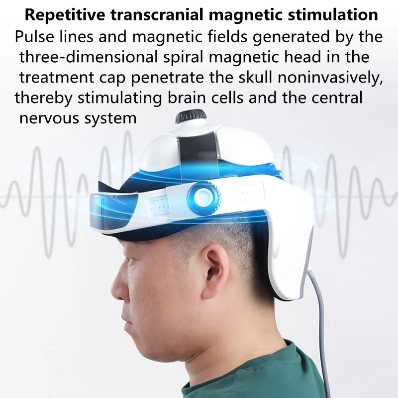 EMS RTMS Repetitive Transcranial 4 Functions in 1 Magnetic Stimulator for Developmental Diseases of Children Brain Paralysis Language Disorders Insomnia Stroke Depression Anxiety Schizophrenia Autism Hyperactivity Health Care