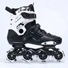 EU 35/46 Large Size Professional Slalom Inline Skates Carbon Fiber Boot 4x80mm Wheels CNC Frame ABEC-9 Precision Bearings Skates Women Men Outdoor Sports Supplies