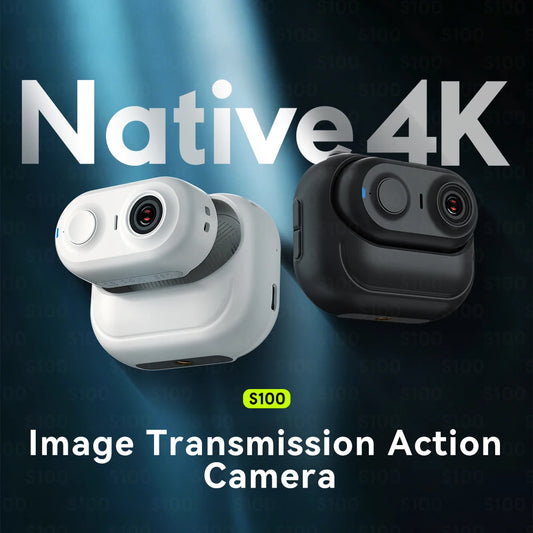 Outdoor Running Hiking Security Camera Bicycle Motorcycle Outdoor Riding Sports Detachable Magnetic Neck Hanging Recording Mini Camera S100 Screen Thumb Panoramic Sports Camera