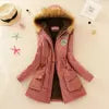 BEST PRICE 10 Colors S-3XL Plus Size Long Sleeve Thick Warmth Clothing Autumn Winter Warm New Hooded Cotton Casual Jacket Snow Boots Outerwear Coats Women Winter Apparel Supplies