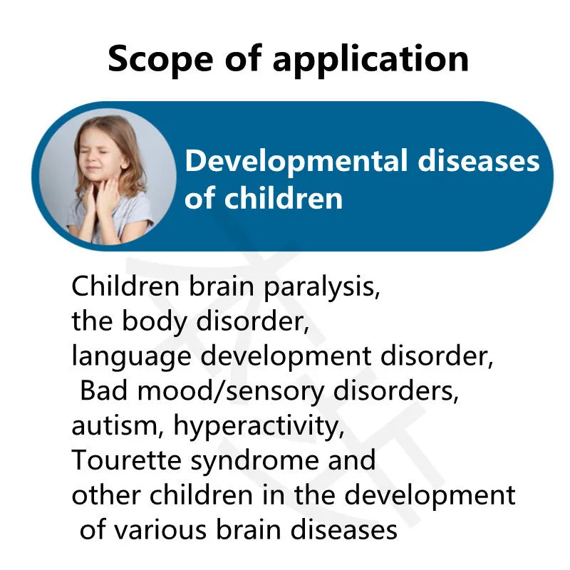 EMS RTMS Repetitive Transcranial 4 Functions in 1 Magnetic Stimulator for Developmental Diseases of Children Brain Paralysis Language Disorders Insomnia Stroke Depression Anxiety Schizophrenia Autism Hyperactivity Health Care