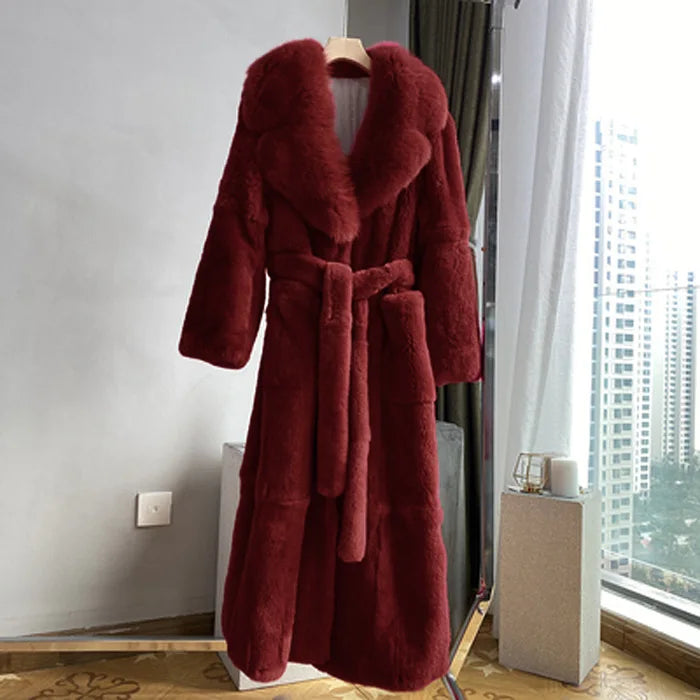 NEW Arrivals S-5XL 5 Colors Winter Long Luxury Faux Fur Coat Long Sleeve Mink Fur Coats Overcoat Women Outerwear Ladies Winter Luxury Fashion Apparel Products