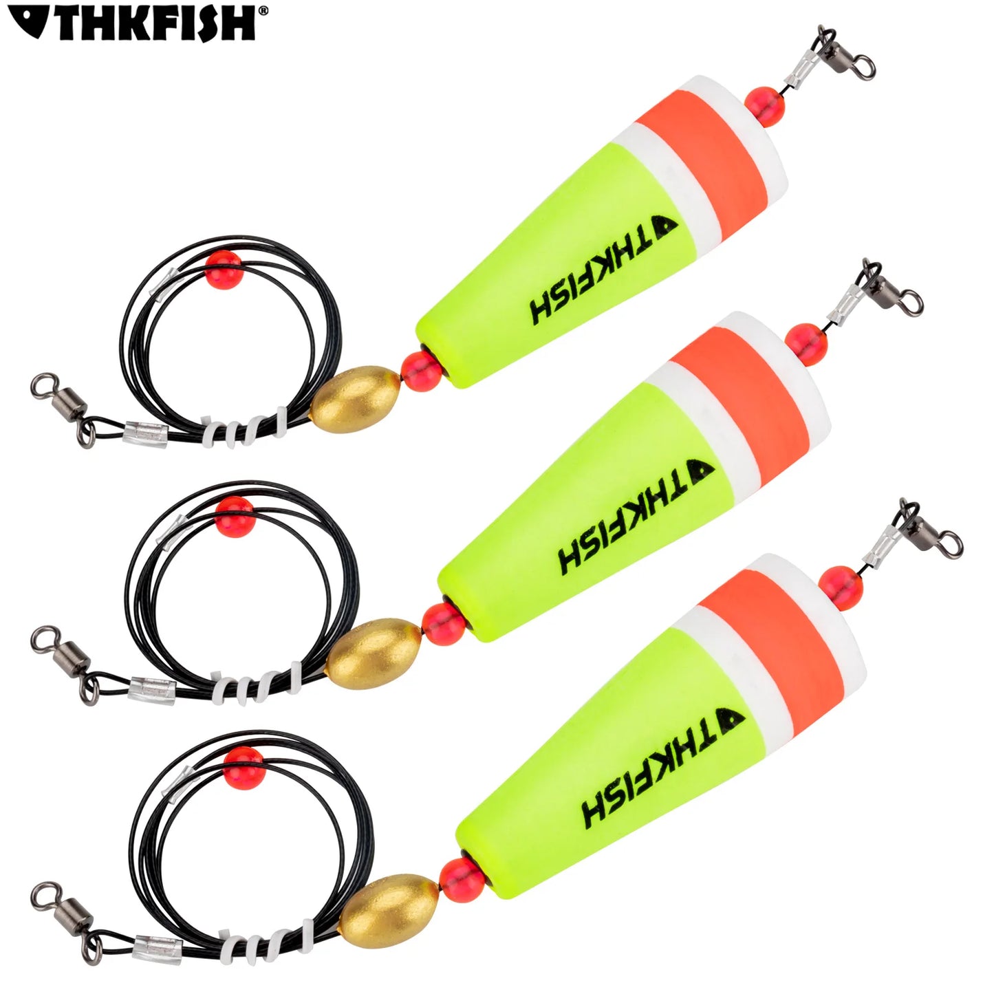 NEW Arrivals  Fishing Float 5Inch Rig EVA Foam Weighted Bobber Buoys Freshwater Sea Boat River Fishing Popping Cork Floats Rig With 20g 30g Sinker Fishing Accessories